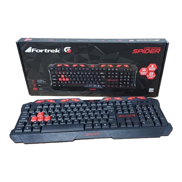 Imagem de Teclado Gamer Spider Gk706 Pt/Vm - Fortrek