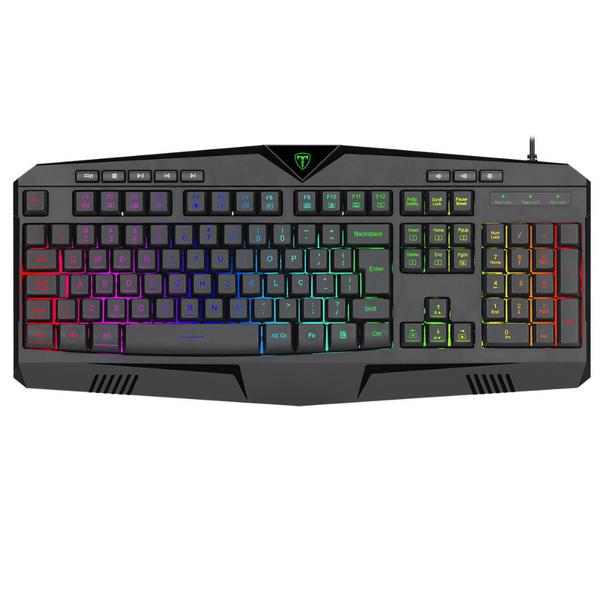 Imagem de Teclado Gamer T-Dagger Submarine - ABNT2 - RGB - T-TGK205