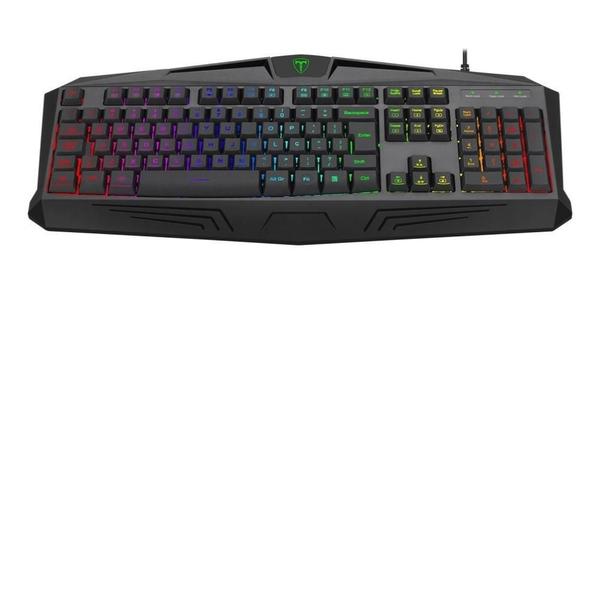 Imagem de Teclado Gamer T-dagger Tanker, Rgb, Us - T-tgk202