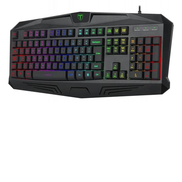 Imagem de Teclado Gamer T-dagger Tanker, Rgb, Us - T-tgk202