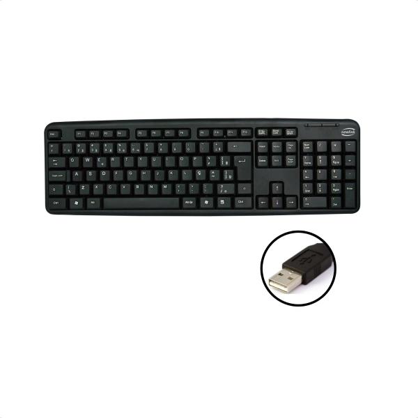 Imagem de Teclado Gamer Tc308 Usb Newlink Qwerty Português Brasil Preto