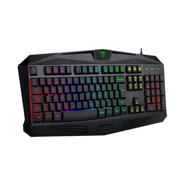 Imagem de Teclado Gamer TDagger Submarine, RGB, PT, Com Fio  TTGK205