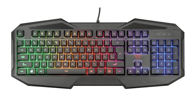 Imagem de Teclado Gamer Trust Avonn GXT 830 Rainbow - 21621