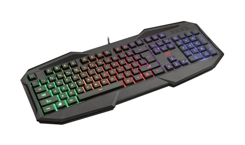 Imagem de Teclado Gamer Trust Avonn GXT 830 Rainbow - 21621