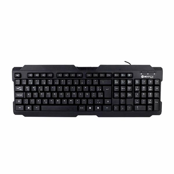 Imagem de Teclado Gamer USB Hoopson TPC-063 Standard Design Ergonômico Anti-Respingo Preto - Hoopson