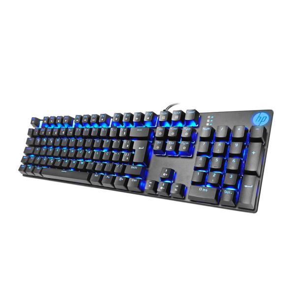 Imagem de Teclado Gamer Usb Mecânico Switch Blue Gk400F Led Azul Preto