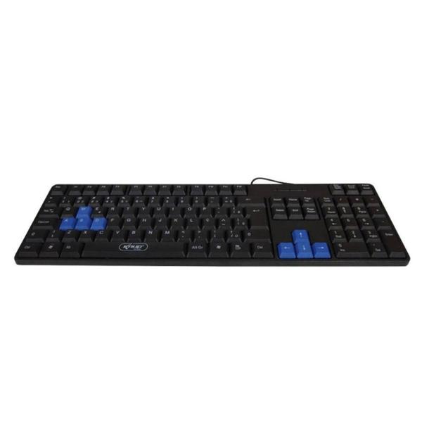 Imagem de Teclado Gamer USB Teclas Silenciosas de Perfil Baixo KP-2044 - Knup