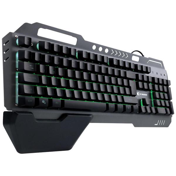 Imagem de Teclado Gamer Vx Gaming Armor Abnt2 Multimidia Led 7 Cores