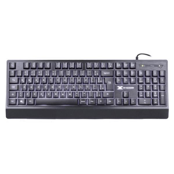 Imagem de Teclado Gamer vx gaming defender abnt2 multimidia gt30