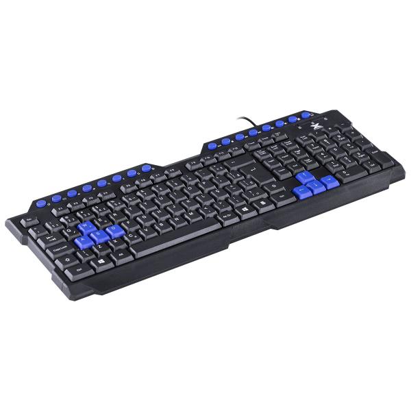 Teclado Gamer Vx Gaming Dragon V2 Abnt2 1.8m Preto Com Azul - Gt102 - VINIK Imagem de Teclado Gamer Vx Gaming Dragon V2 Abnt2 1.8m Preto Com Azul - Gt102