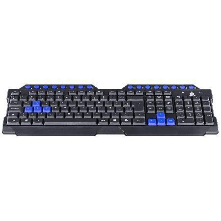 Teclado Gamer Vx Gaming Dragon V2 Abnt2 1.8m Preto Com Azul - Gt102 - VINIK Imagem de Teclado Gamer Vx Gaming Dragon V2 Abnt2 1.8m Preto Com Azul - Gt102