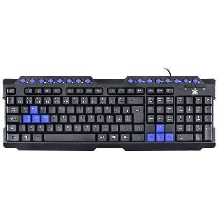 Teclado Gamer Vx Gaming Dragon V2 Abnt2 1.8m Preto Com Azul - Gt102 - VINIK Imagem de Teclado Gamer Vx Gaming Dragon V2 Abnt2 1.8m Preto Com Azul - Gt102