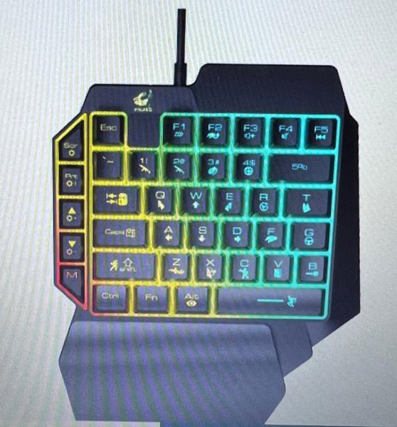 Imagem de teclado gamer