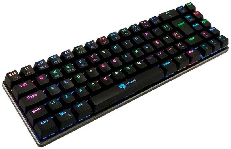 Imagem de Teclado Gaming Krab KBMGK50 Inferno 3 In 1 RGB Sem Fio (Portugues) - Marron Switches