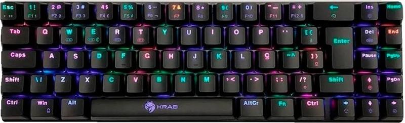 Imagem de Teclado Gaming Krab KBMGK50 Inferno 3 In 1 RGB Sem Fio (Portugues) - Marron Switches