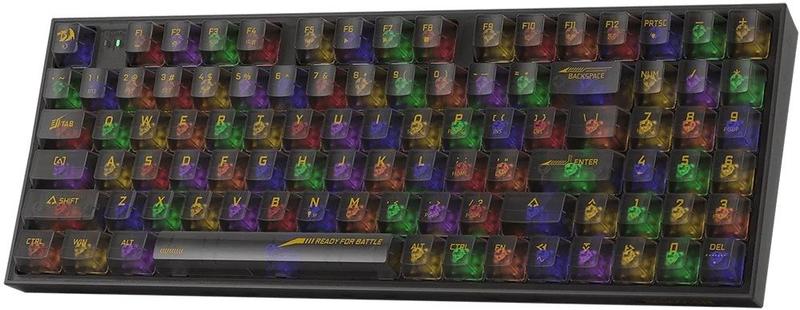 Imagem de Teclado Gaming Redragon Irelia Pro K658CTB-RGB-Pro (Ingles - 3 Modos) Switch Hot-Swap