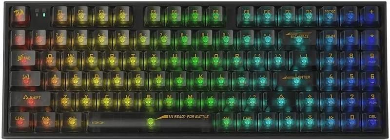 Imagem de Teclado Gaming Redragon Irelia Pro K658CTB-RGB-Pro (Ingles - 3 Modos) Switch Hot-Swap