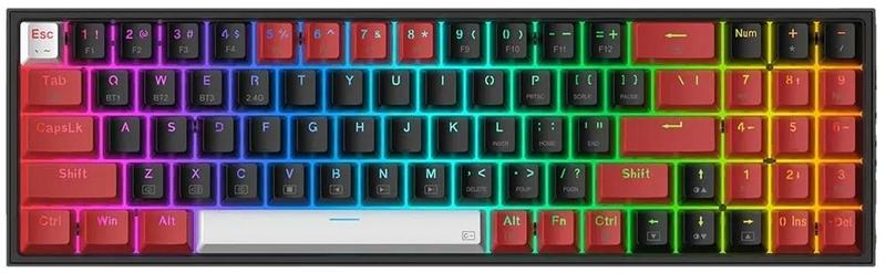 Imagem de Teclado Gaming Redragon Pollux Pro K628RGB-Pro (Ingles - 3 Modos) Switch Red