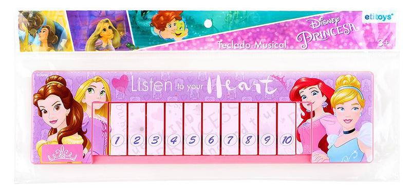 Imagem de Teclado Infantil Princesa Disney 10 Teclas