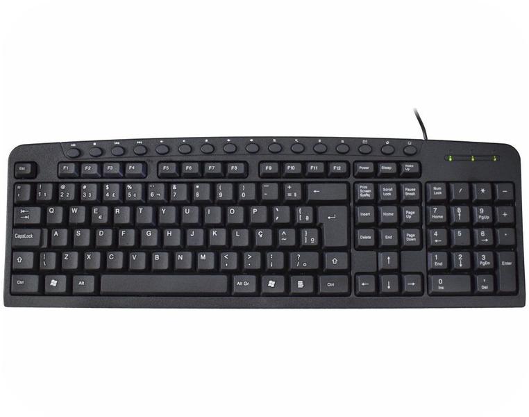 Imagem de Teclado K-Mex KM-2928U, USB, Preto