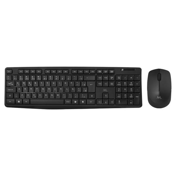 Imagem de Teclado Kit Mouse e Mtek KM-5239 - Sem Fio - 1200DPI - Portugues - Preto