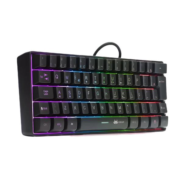 Imagem de Teclado Knup Gamer Mecânico USB Iluminação Programável RGB