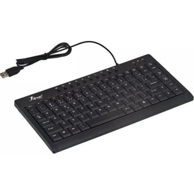 Imagem de Teclado Knup KP-2013 QWERTY português Brasil cor preto