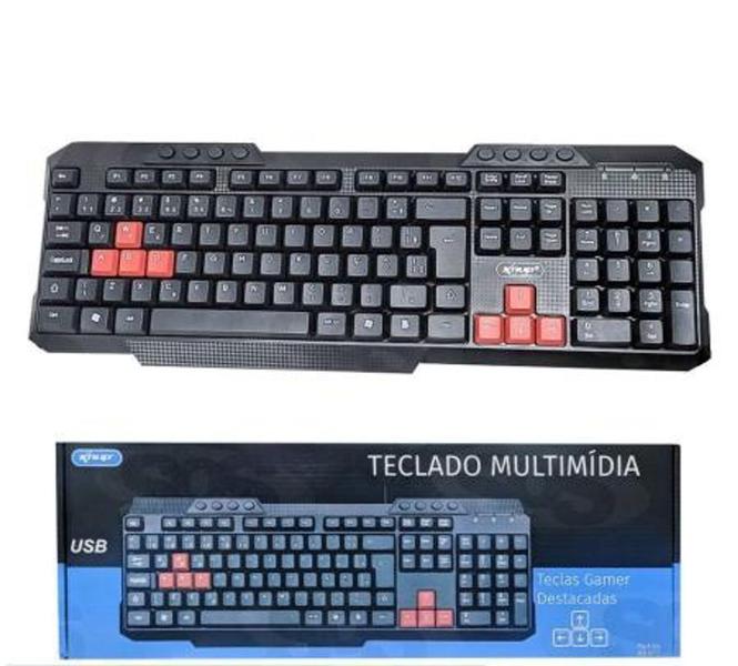 Imagem de Teclado knup multimidia kp-2034a+