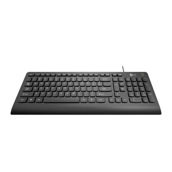 Imagem de Teclado Lecoo KB103 Teclas Baixas Chocolate Com Fio USB Preto