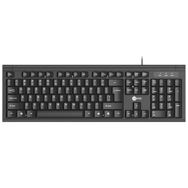 Imagem de Teclado Lecoo, USB, ABNT2, Preto - KB101