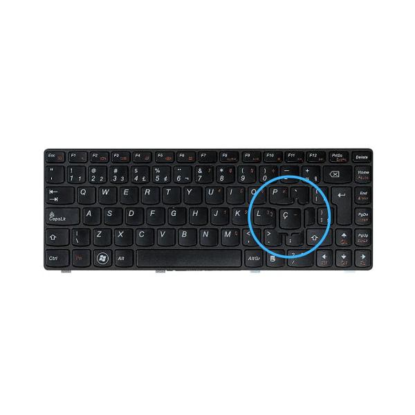 Imagem de Teclado Lenovo V470 G470 G475 25011569 Mp-10a26pa-6861 Com Ç