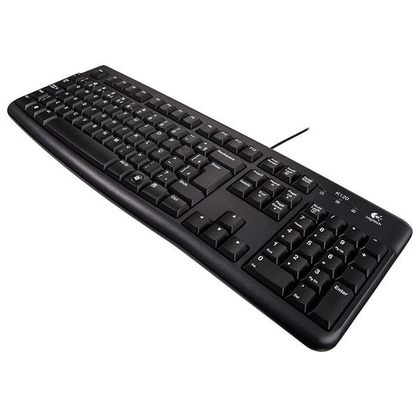 Imagem de Teclado Logitech K120 Conv Usb Pto