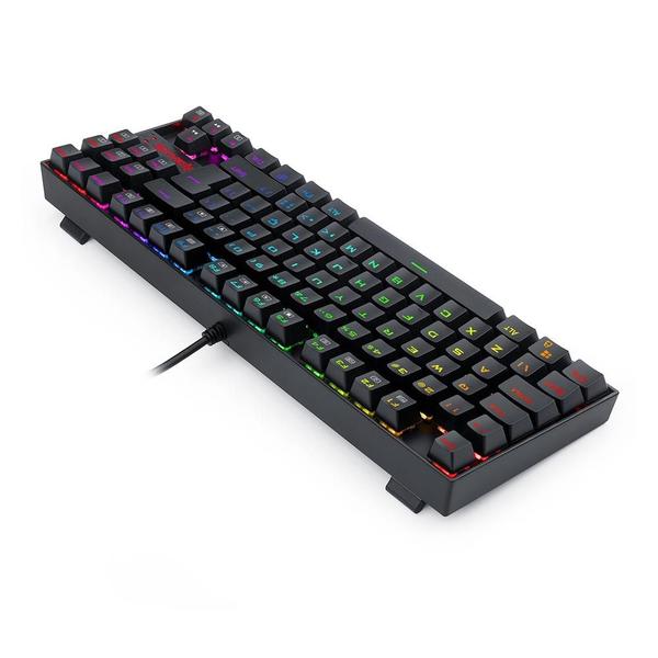 Imagem de Teclado Magnético Gamer Redragon Kumara Pro, RGB, Switch Blue, ABNT2, Preto