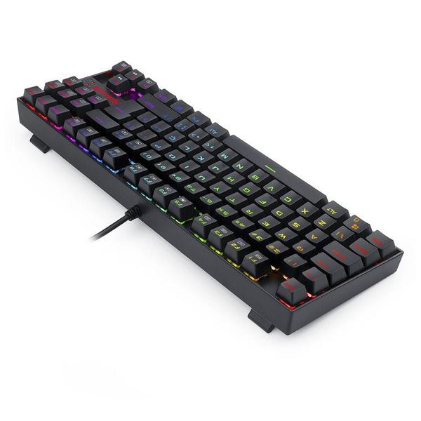 Imagem de Teclado magnetico kumara pro k552 rgb switch brown - preto