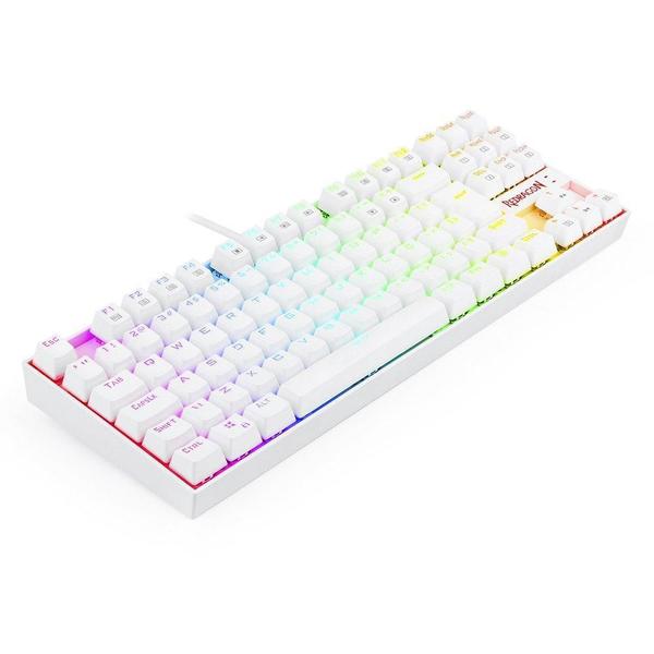 Imagem de Teclado Magnetico Kumara Pro K552W Rgb Switch Brown - Branco