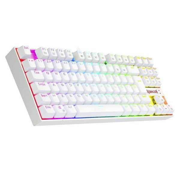 Imagem de Teclado Magnetico Kumara Pro K552W Rgb Switch Brown - Branco