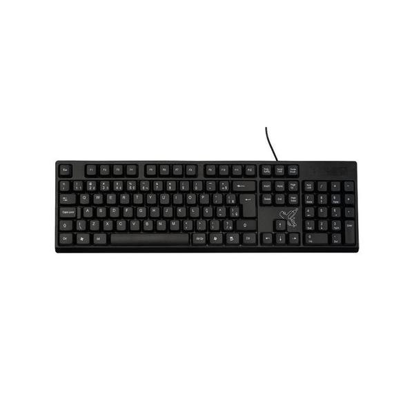 Imagem de Teclado Maxprint Office Universitário Com Fio Usb Abnt Preto - 60000140