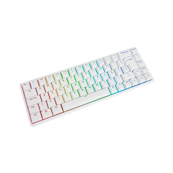 Imagem de Teclado Mecânico Akko 3068B Plus Branco Switch Blue Abnt2