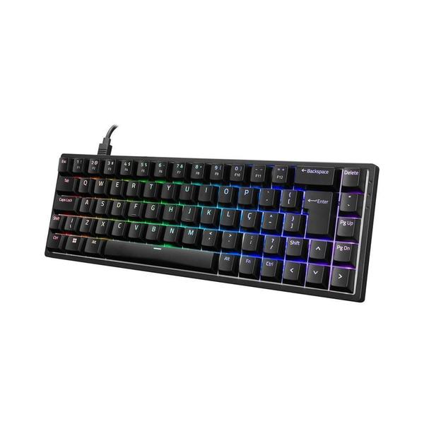 Imagem de Teclado Mecânico Akko 3068S Preto Switch Akko Blue Abnt2