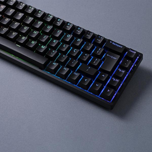 Imagem de Teclado Mecânico Akko 3068S Preto Switch Akko Pink ABNT2