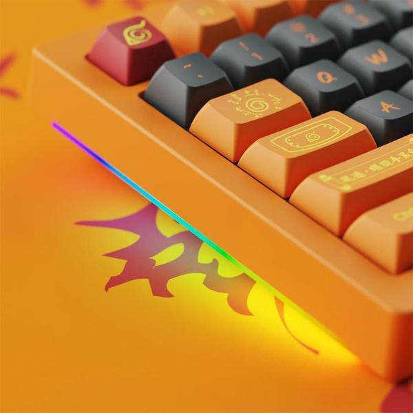 Imagem de Teclado Mecânico Akko Naruto Uzumaki 20Th Year Anniversary