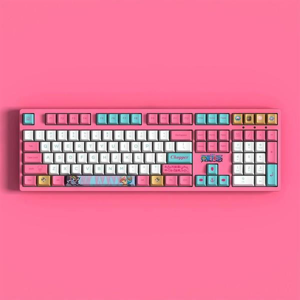 Imagem de Teclado Mecânico Akko One Piece Chopper 3108v2 Switch Pink