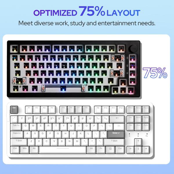 Imagem de Teclado mecânico EPOMAKER Aura75 75% Hot Swappable