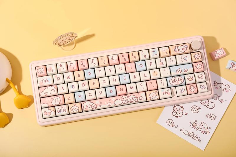 Teclado mecânico EPOMAKER CIDOO Nebula 65% Rosa Imagem de Teclado mecânico EPOMAKER CIDOO Nebula 65% Rosa