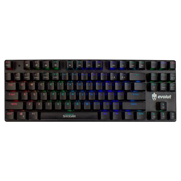 Imagem de Teclado Mecânico Evolut Shodan Rgb Backlight Effect Eg203