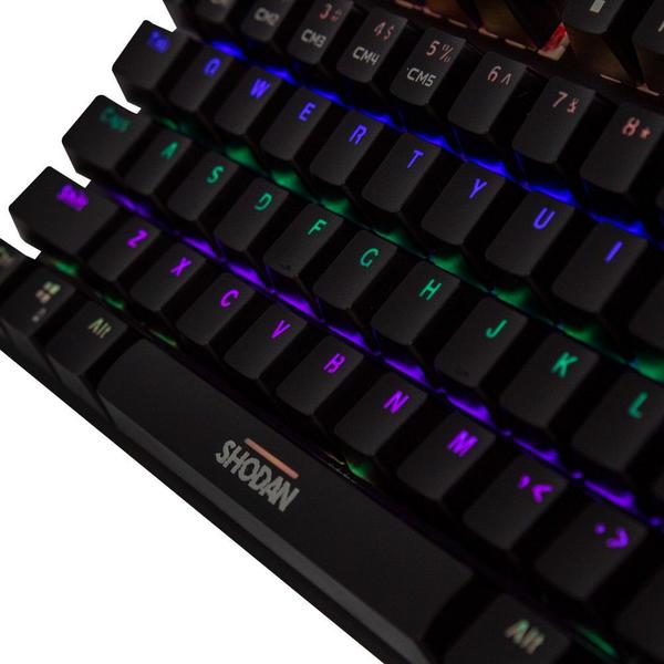 Imagem de Teclado Mecânico Evolut Shodan Rgb Backlight Effect Eg203