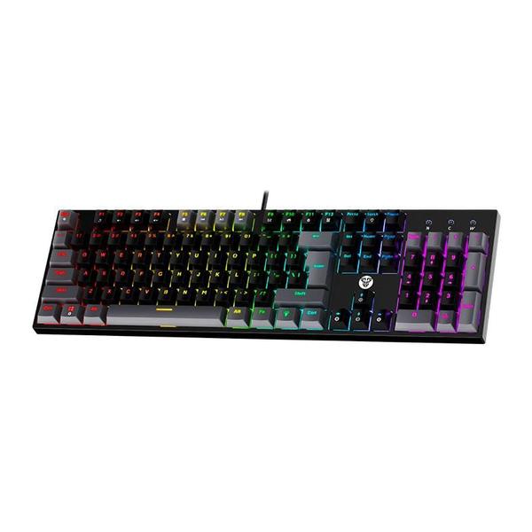 Imagem de Teclado Mecanico Fantech Atom104 Sumi Edition, RGB, Switch Vermelho, Preto e Cinza, MK886V2-BK-RD