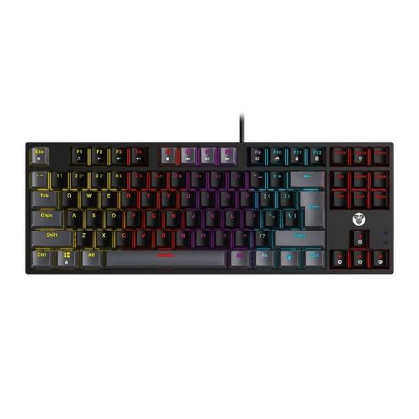 Imagem de Teclado Mecanico Fantech Atom87 Sumi Edition, RGB, Switch Azul, Preto e Cinza, MK876V2-BK-BL