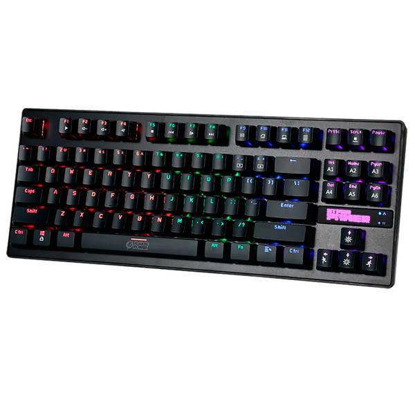 Imagem de Teclado Mecânico Flakes Power Hyper Anti Ghosting Iluminação Rainbow 7 Cores ELG FLKTM002