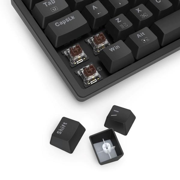 Imagem de Teclado mecanico gamer akali rgb switch brown redragon k642-rgb preto